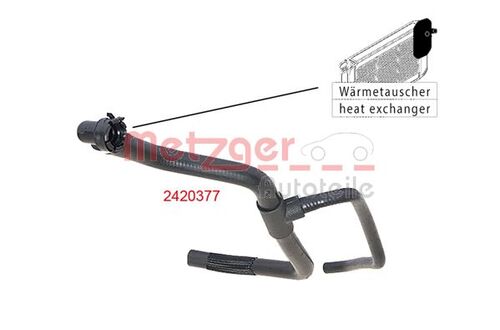 METZGER KÜHLERSCHLAUCH 2420377 