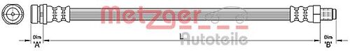 METZGER BREMSSCHLAUCH 4110368 