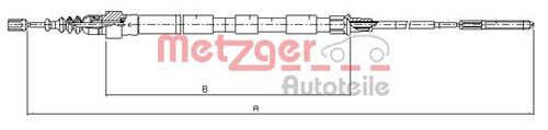 METZGER SEILZUG, FESTSTELLBREMSE 10.7410 