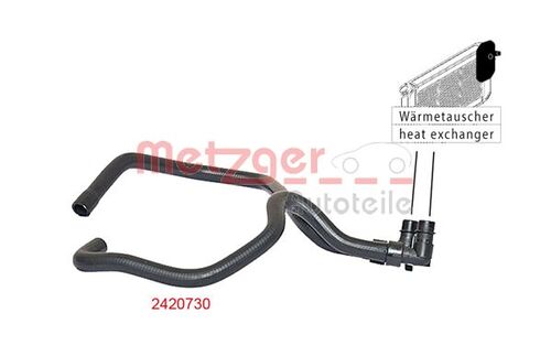 METZGER KÜHLERSCHLAUCH 2420730 