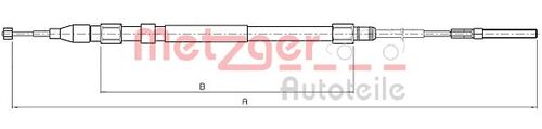 METZGER SEILZUG, FESTSTELLBREMSE 10.4266 
