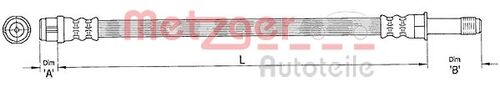 METZGER BREMSSCHLAUCH 4110363 