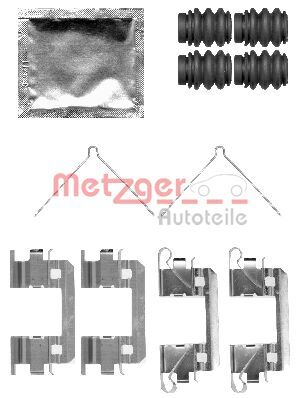 METZGER ZUBEHÖRSATZ, SCHEIBENBREMSBELAG 109-1811 