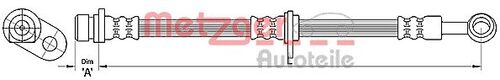 METZGER BREMSSCHLAUCH 4110494 