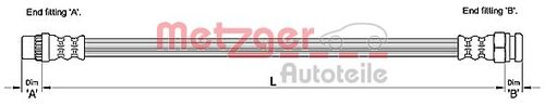 METZGER BREMSSCHLAUCH 4110228 