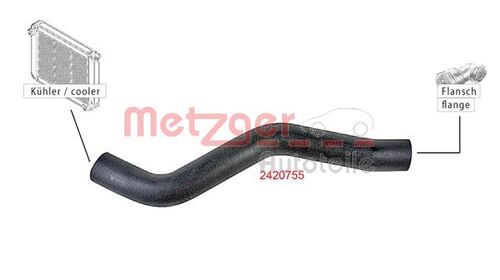 METZGER KÜHLERSCHLAUCH 2420755 