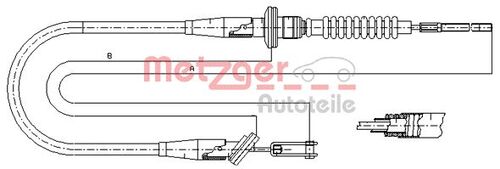 METZGER SEILZUG, KUPPLUNGSBETÄTIGUNG 11.2535 