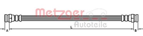 METZGER BREMSSCHLAUCH 4118576 