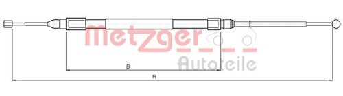 METZGER SEILZUG, FESTSTELLBREMSE 10.4138 