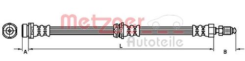 METZGER BREMSSCHLAUCH 4110038 