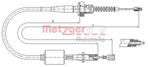METZGER SEILZUG, KUPPLUNGSBETÄTIGUNG 18.2522 