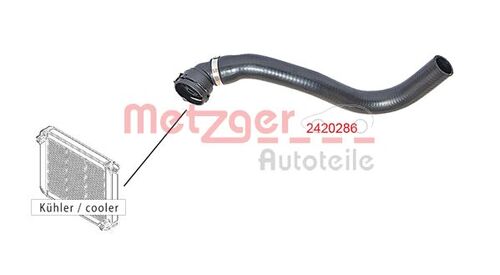 METZGER KÜHLERSCHLAUCH 2420286 