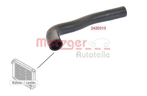 METZGER KÜHLERSCHLAUCH 2420313 