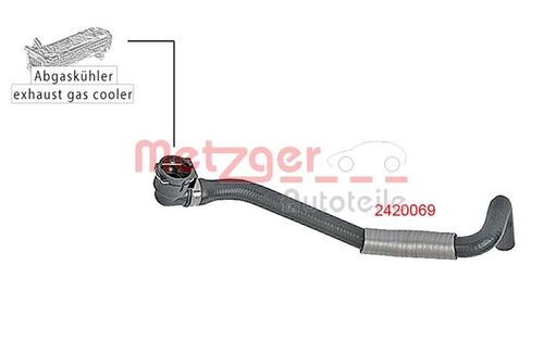 METZGER KÜHLERSCHLAUCH 2420069 
