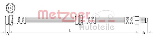 METZGER BREMSSCHLAUCH 4111034 