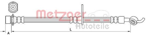 METZGER BREMSSCHLAUCH 4110985 