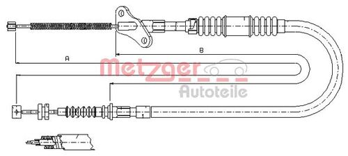 METZGER SEILZUG, FESTSTELLBREMSE 17.2723 