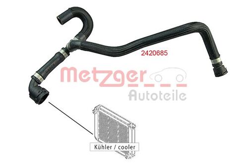 METZGER KÜHLERSCHLAUCH 2420685 