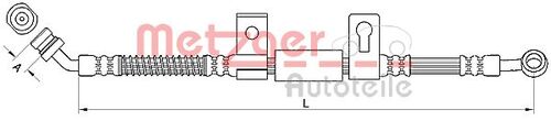 METZGER BREMSSCHLAUCH 4110831 