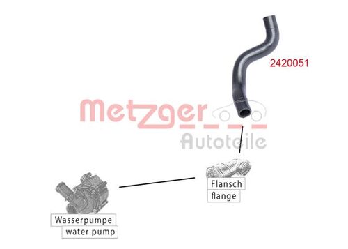 METZGER KÜHLERSCHLAUCH 2420051 