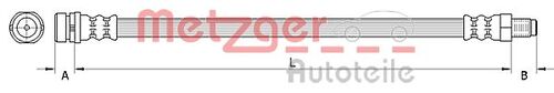METZGER BREMSSCHLAUCH 4110992 