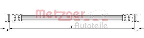 METZGER BREMSSCHLAUCH 4111618 