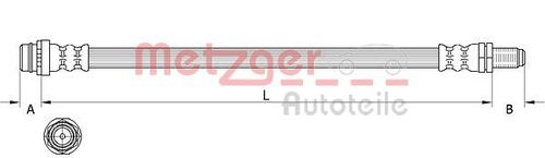 METZGER BREMSSCHLAUCH 4111641 