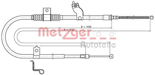 METZGER SEILZUG, FESTSTELLBREMSE 17.2290 