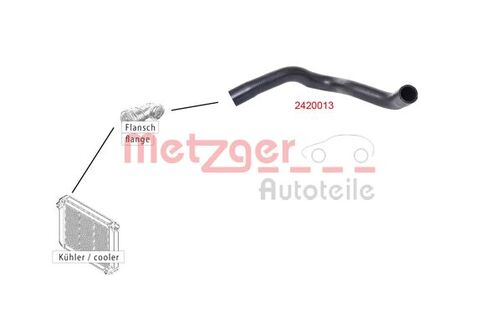 METZGER KÜHLERSCHLAUCH 2420013 