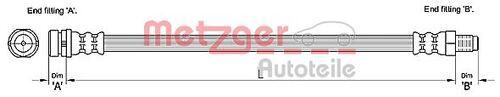 METZGER BREMSSCHLAUCH 4110239 