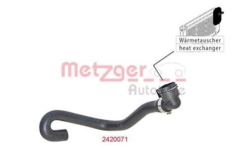 METZGER KÜHLERSCHLAUCH 2420071 