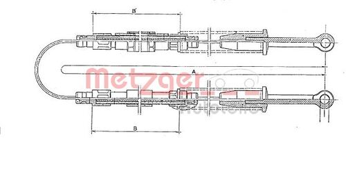 METZGER SEILZUG, FESTSTELLBREMSE 321.5 