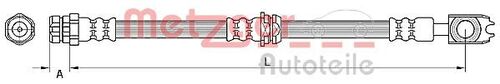 METZGER BREMSSCHLAUCH 4110887 