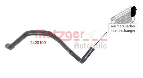 METZGER KÜHLERSCHLAUCH 2420100 