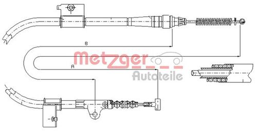METZGER SEILZUG, FESTSTELLBREMSE 17.0331 
