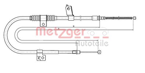 METZGER SEILZUG, FESTSTELLBREMSE 17.2291 
