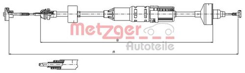 METZGER SEILZUG, KUPPLUNGSBETÄTIGUNG 10.3443 