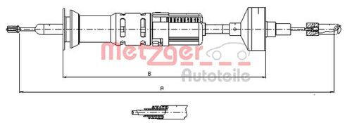 METZGER SEILZUG, KUPPLUNGSBETÄTIGUNG 10.3412 