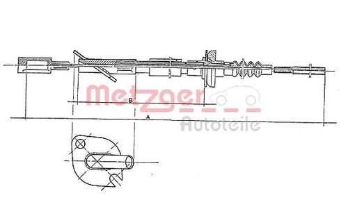METZGER SEILZUG, KUPPLUNGSBETÄTIGUNG 1402.3 