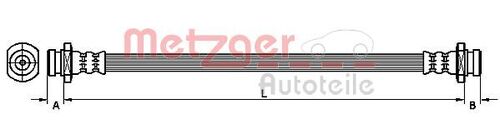 METZGER BREMSSCHLAUCH 4110669 