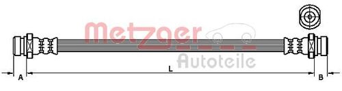 METZGER BREMSSCHLAUCH 4110834 