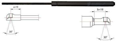 METZGER GASFEDER, KOFFER-/LADERAUM 2110073 