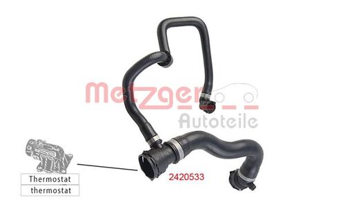 METZGER KÜHLERSCHLAUCH 2420533 