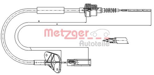 METZGER SEILZUG, KUPPLUNGSBETÄTIGUNG 12.7201 