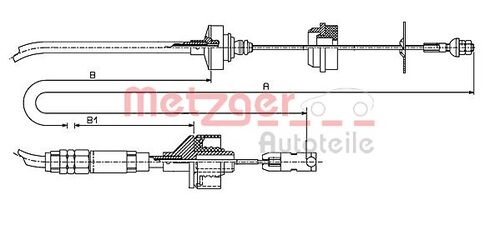 METZGER SEILZUG, KUPPLUNGSBETÄTIGUNG 11.2148 
