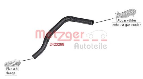 METZGER KÜHLERSCHLAUCH 2420299 