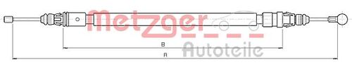 METZGER SEILZUG, FESTSTELLBREMSE 10.6233 