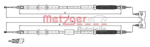 METZGER SEILZUG, FESTSTELLBREMSE 11.5771 