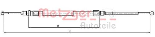 METZGER SEILZUG, FESTSTELLBREMSE 10.4235 