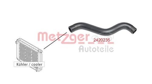 METZGER KÜHLERSCHLAUCH 2420235 